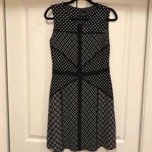 Black & White Patterned Dress